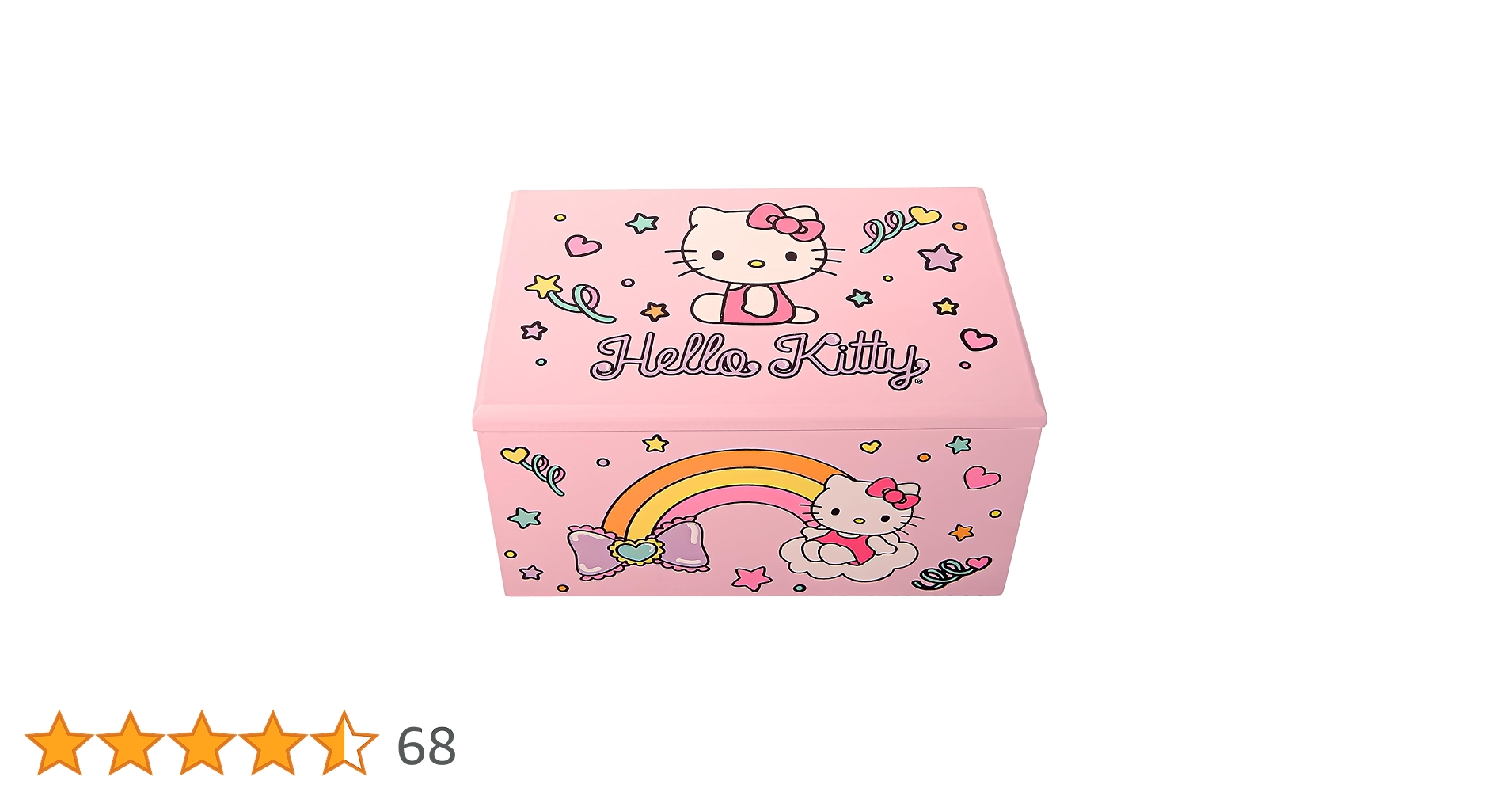 ハローキティ　木製ジュエリーボックス Amazon｜ハローキティ ジュエリーボックス トレイと収納付き